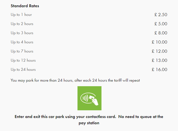 Prices and Info for Car Parking in York City Centre 2021 ⋆ Best Things