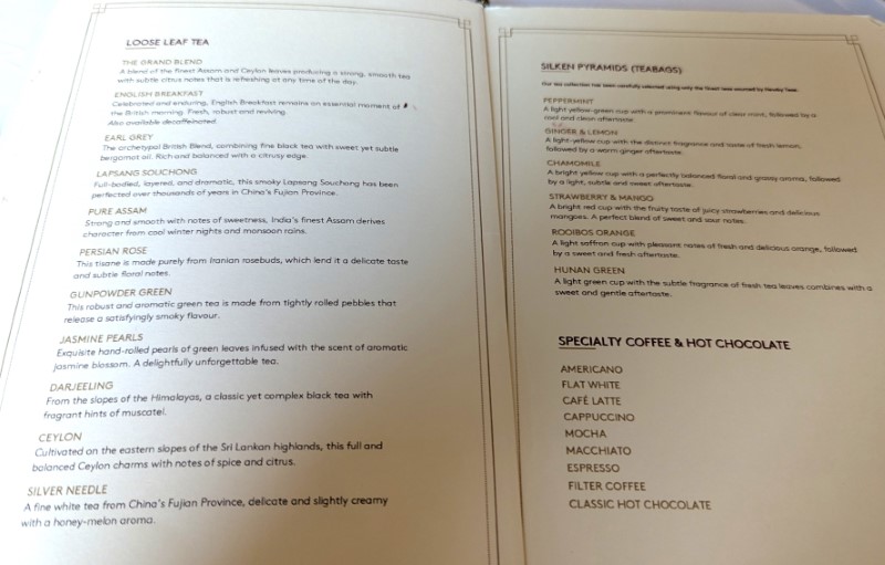 The Grand Afternoon Tea Prices York