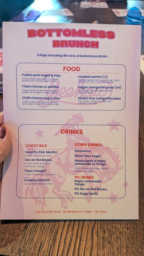 Bottomless Brunch at the Silver Spur York Review